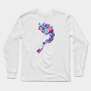 Ghosts in Bottle Long Sleeve T-Shirt